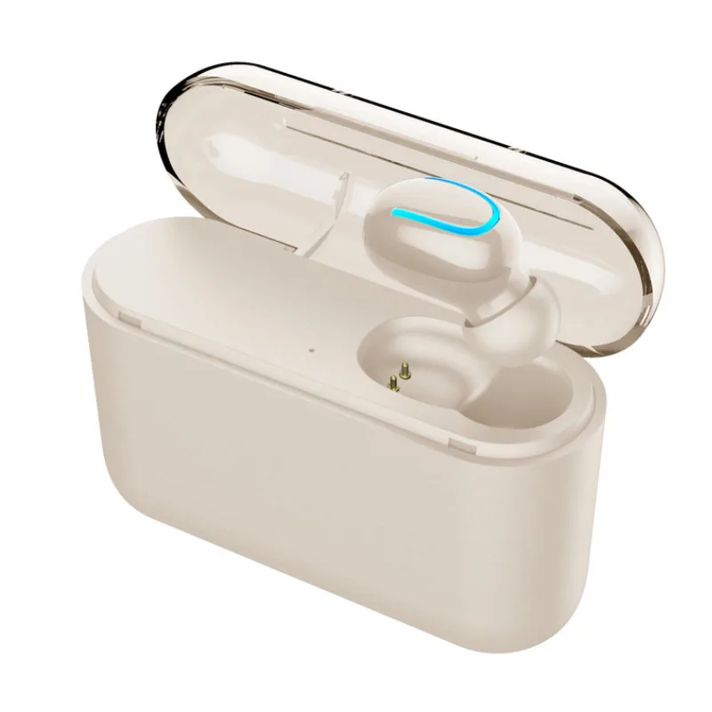 Single ear skin Bluetooth 5,0 наушники TWS беспроводные наушники Blutooth наушники Handsfree спортивные наушники игровая гарнитура телефон PK HBQ - Цвет: Single ear skin