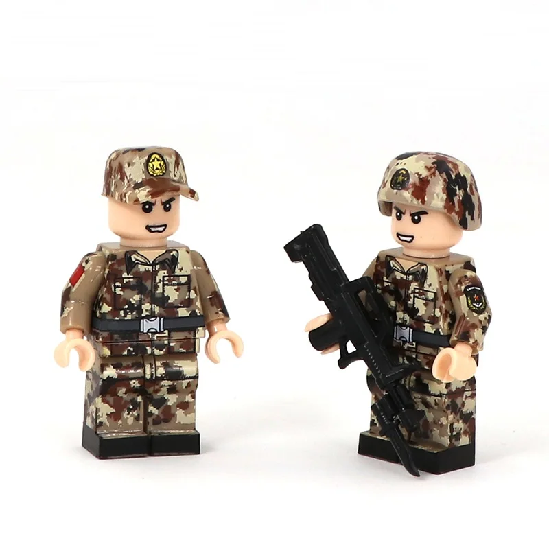 

CHN Modern Army Swat Police Military Weapon Accessories Playmobil City Mini Figures Parts Original Blocks Model Toy & Hobbies