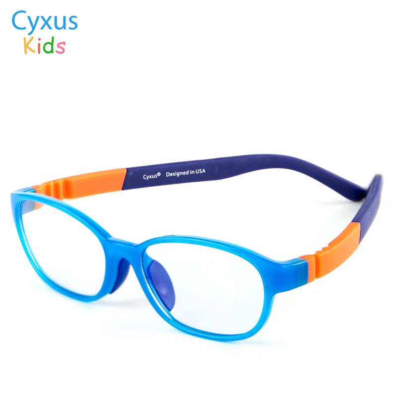 

Cyxus Anti Blue Light Glasses for Kids Computer Glasses TR90 Frame BPA-Free Silicone Nose Pad For Boys/Girls Ages 7~14 -6800