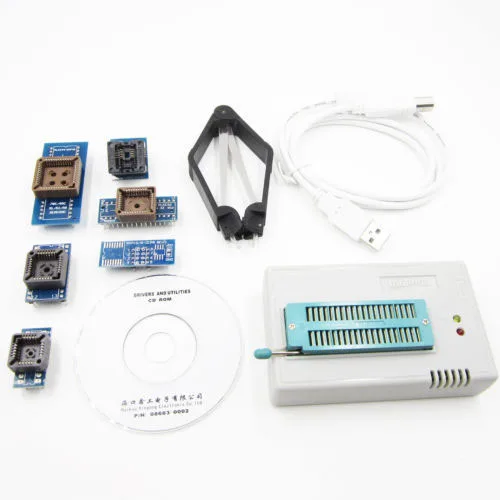 

HOT TL866CS Programmer USB EPROM BIOS 6 Socket Extractor Adapters For 13000 IC
