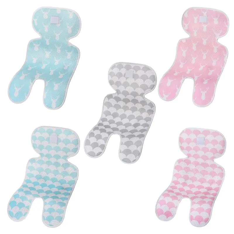 

Baby Summer Stroller Mat Breathable 3D Mesh Seat Cushion Toddler Comfortable Pad Liner Pushchair Accessories