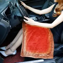 46x80 см автомобильное одеяло с подогревом зимнее 12 в энергосберегающее теплое Авто электрическое одеяло для домашнего использования автомобиля постоянная температура