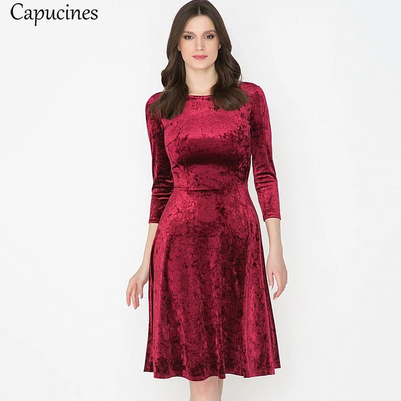 velvet dress aliexpress