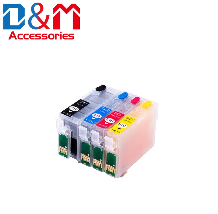 

1Set Refillable Ink Cartridge with chip T603XL T603 For Epson XP2100 XP2105 XP3100 XP3105 XP4100 XP4105 WF2810 WF2830 2835 2850