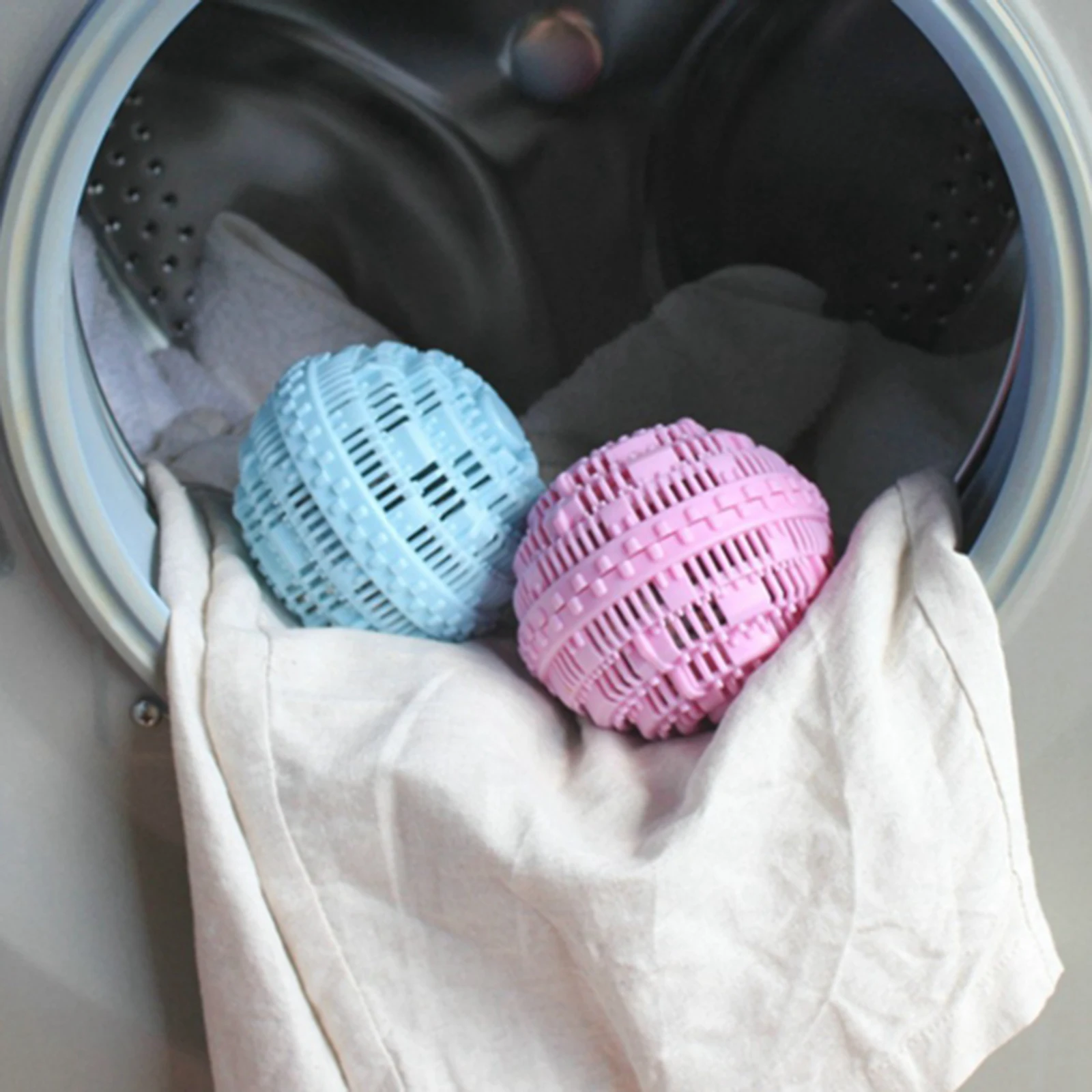 Épilateur de lessive à enroulement IkAnti, boule de machine à laver, bleu
