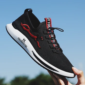 

Vogue Men Casual Flats Shoes Autumn New Comfortable Trend Sneakers Lace-up Non-slip Fashion Man Shoes High Quality Zapatos