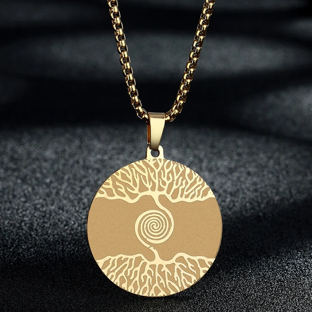 Dainty Mythology Medusa Gorgon Necklace Women Men Ancient Greek Symbol Jewelry  Stainless Steel Pagan Necklace Collar SPA111