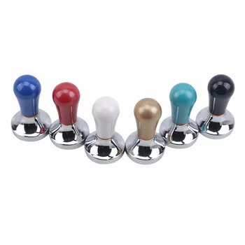 

Food Grade 55mm Coffee Tamper Wooden Handle Barista Espresso Maker Grinder Handmade High Quality Hot Sale