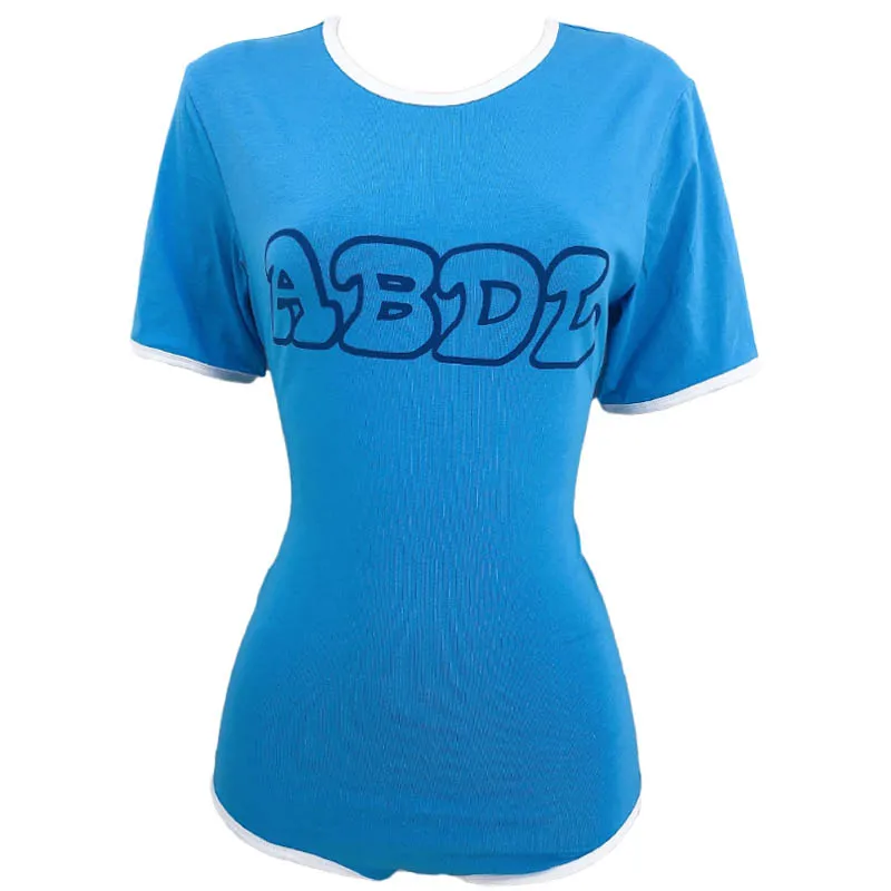 Женский комбинезон ABDL, хлопковые пижамы, ползунки для взрослых и детей, комбинезон Ddlg, комбинезон для маленьких девочек и взрослых, детский комбинезон - Цвет: Blue-L