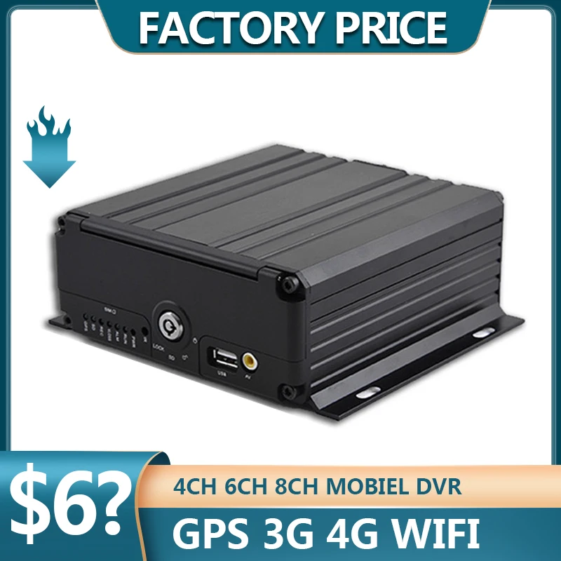 Низкая цена жесткий диск SSD SD карты мобильного DVR GPS 3G 4G Wi-Fi MDVR школьный автобус