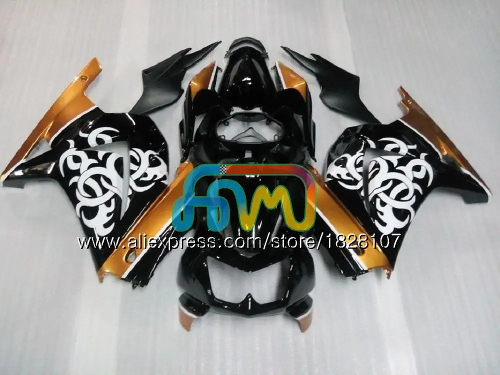 Майка для KAWASAKI ZX-250R EX-250 EX ZX 250R 08 09 10, 11, 12 лет, черно-желтый 104BS. 11 EX250 ZX250R 2008 2009 2010 2011 2012 обтекатель - Цвет: No. 26 Golden