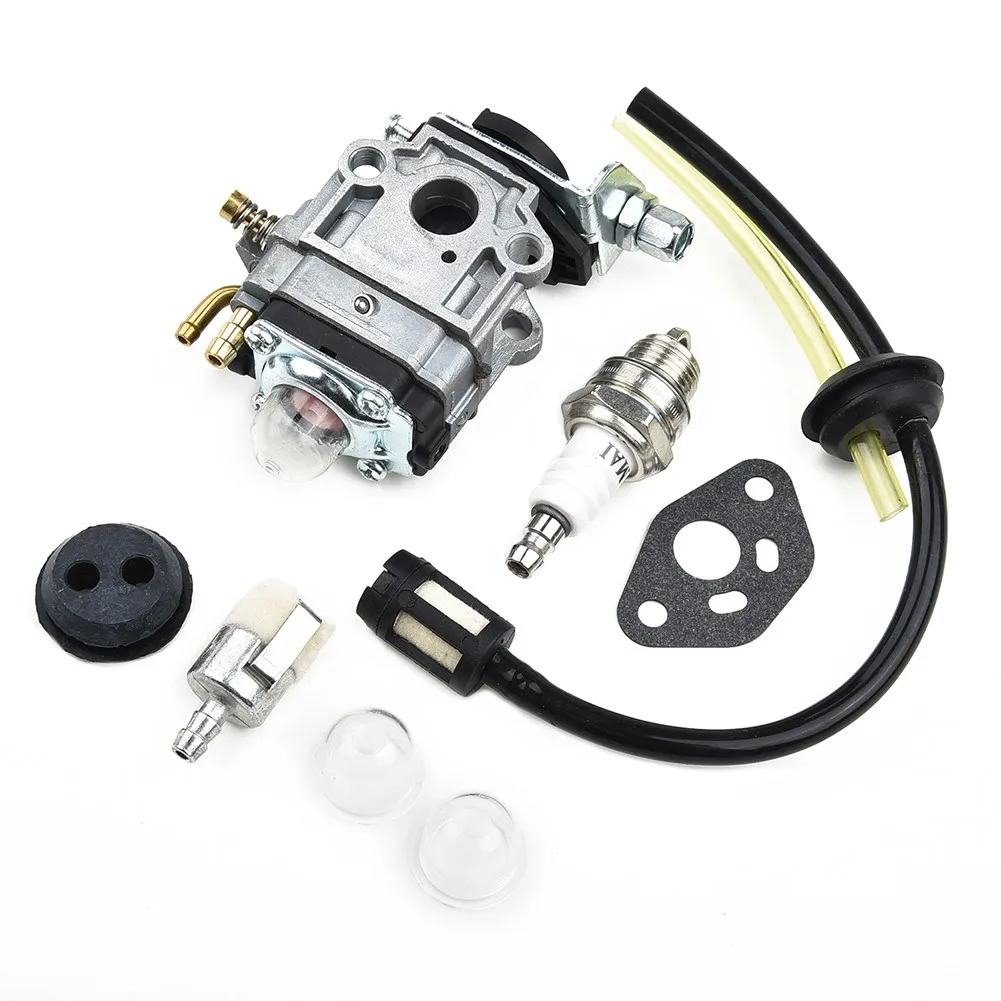 

8pcs Carburetor Kit For Kawasaki TH23 TH26 TH34 23CC 25CC 26CC 33CC 35CC For POPE 101PB26 Blower Brushcutter Trimmer Engine