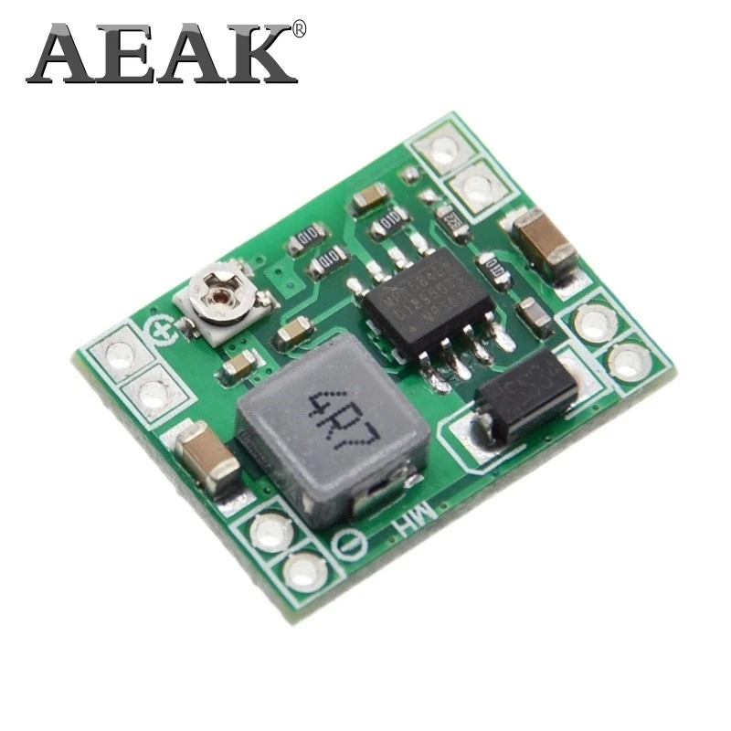 AEAK 5 шт. сверхкомпактный понижающий модуль питания 3 А Регулируемый