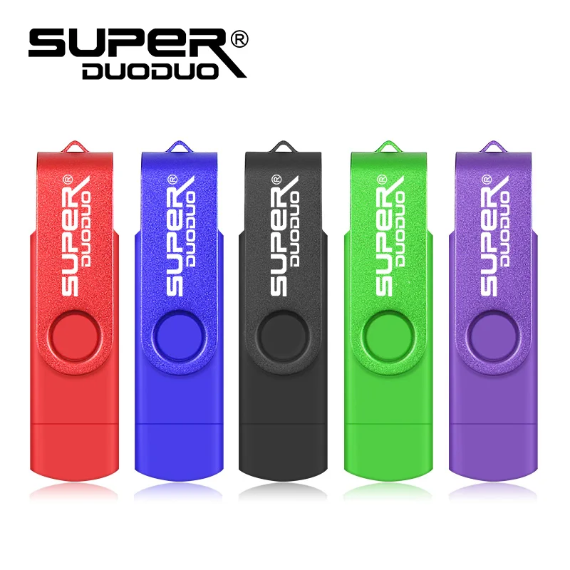 Водонепроницаемый 2 в 1 type-C флеш-диск usb 2,0 32 Гб 64 Гб 128 ГБ флэш-память usb флешка Полная Емкость Флешки высокое количество U диск