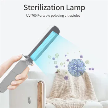 

Foldable UV Ultraviolet Disinfection Lamp USB Household Ultraviolet Lamps UVC Germicidal Light Sterilization Sterilizing Lights