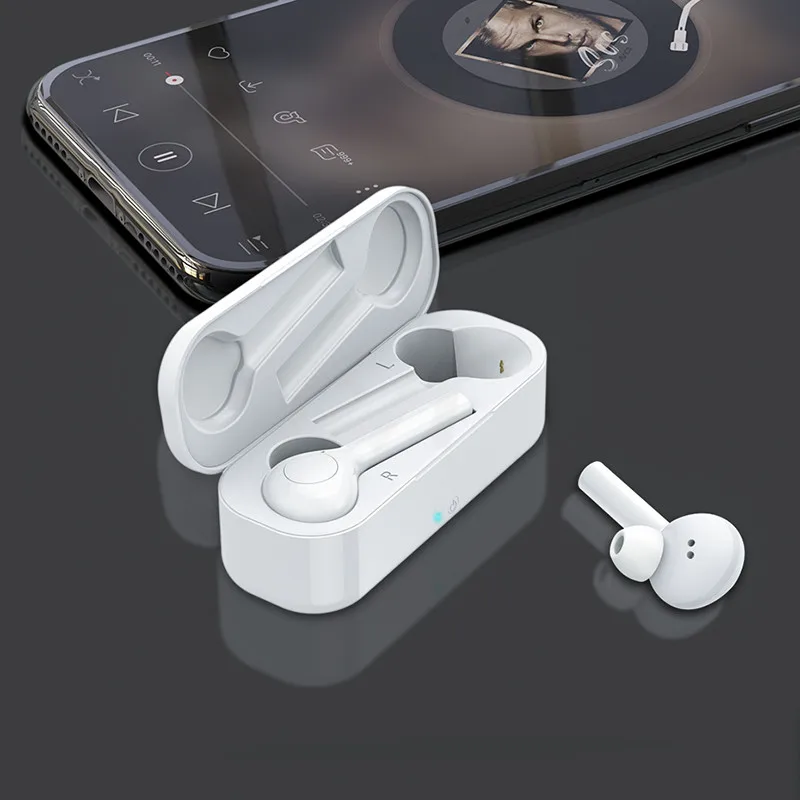TW08 Bluetooth 5,0 наушники для всех смартфонов Мини Беспроводная гарнитура наушники для samsung для Xiaomi huawei Спортивная гарнитура - Цвет: White