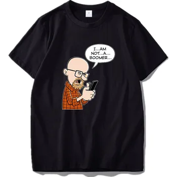 

I'm Not Boomer T shirt And I'm Not From Oklahoma Gen Z Words Funny Cartoon Graphic Print 100% Cotton Tshirt