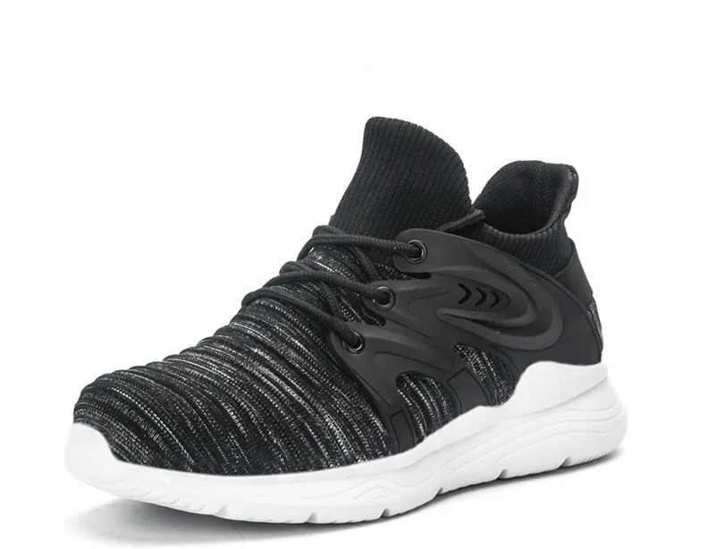 DAILOU Men Safety Shoes with Indestructible Shoe Work Boots with Steel Toe Waterproof Breathable Sneakers Work Shoes