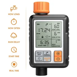 Watering Timer Automatic Smart Timing Sprinkler Large Screen Irrigation System For Garden Plants Lawn Cycle Watering Timer Watering Timer Automatic Smart Timing Sprinkler Large Screen Irrigation System For Garden Plants Lawn Cycle Watering Timer