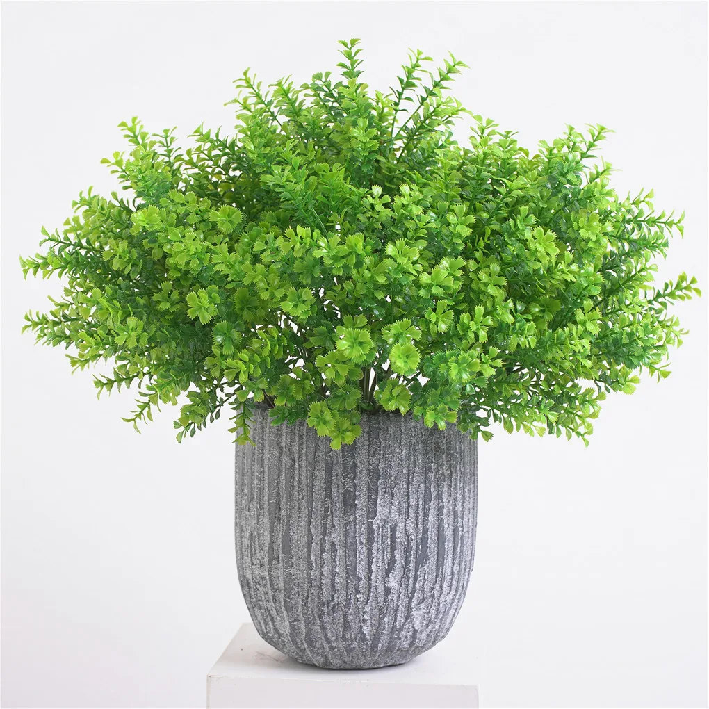 Artificial Fourleaved Clover Home Office Fake Plant Wedding Party