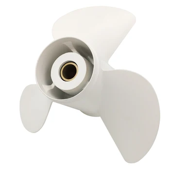 

Aluminum Alloy Replacement Outboard Propeller Durable Marine Practical 10 Spline Tooth Parts Boat 3 Blades For Yamaha 20 30HP