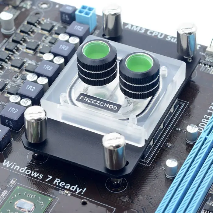 FREEZEMOD компьютерный кулер для воды процессор блок 0 5 канала jet AMD поддержка AM4 AURA.