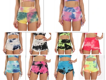 

2020 Shorts For Women Sexy Push Up High Waist Drawstring Fitness Shorts Lady's Sporty Shorts Clothing Shorts