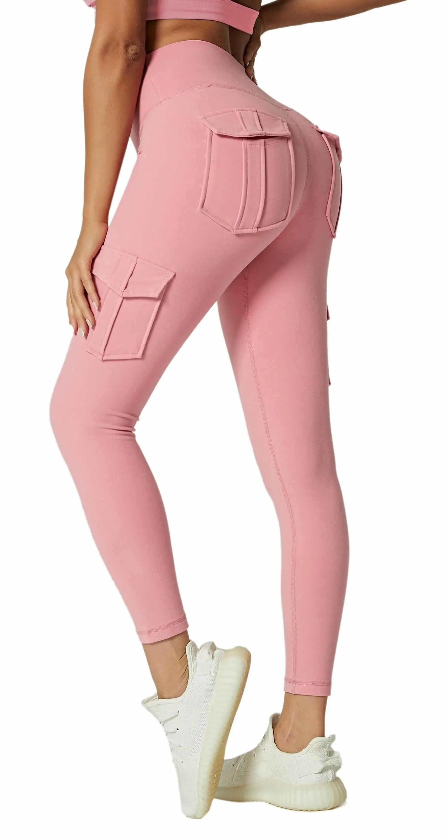 Women Yoga Work out Fitness Gym Wear Pocket Yoga Pants Leggings Stretchy Compression High Waist sports leggings sports pants yoga pants