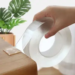 Nano Transparent Double-sided Tape Is Firmly Pasted, Waterproof, High Temperature Resistant Reusable.It Is A Good Helper In Life
