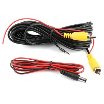 

6m Video Cable For Car Rear View Camera Universal RCA 6 Meters Wire For Connecting Reverse Camera With Car Multimedia Monitor