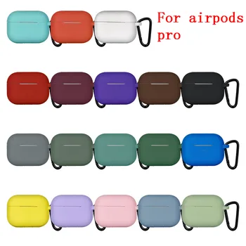 

Silicone Case For Apple Airpods Pro Wireless Bluetooth Earphone Case Candy Color Box For AirPods Pro Air Pods 3 Soft Cover