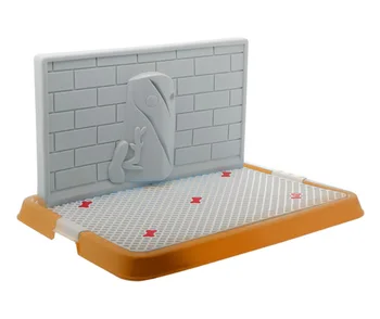 

VIPET Toilet for dogs with the wall of the small brown 50 x 38 x 29 cm VIPet