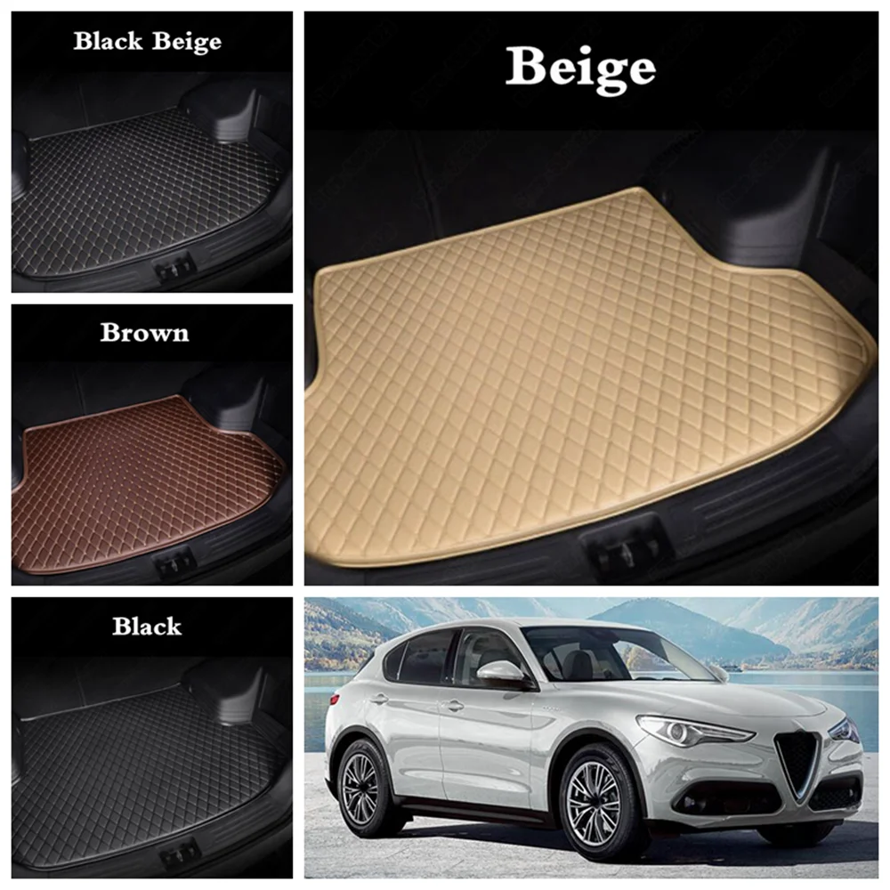 Изготовленные на заказ протекторы для багажника автомобиля подкладки ALFA ROMEO Giulia