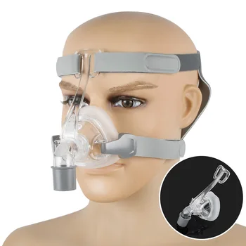 

CPAP Mask Nasal Mask With Adjustable Headgear Strap Clip For Sleep Apnea Anti Snoring Treatment Solution
