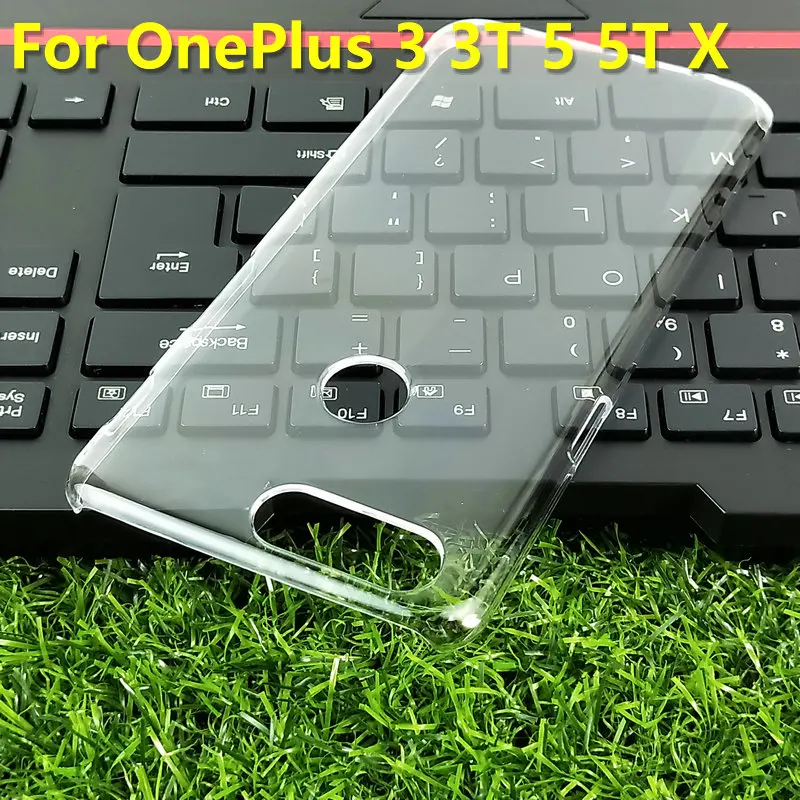 Глянцевый чехол для телефона OnePlus 3 5 3T 5T X Three Five прозрачный Невидимый жесткий из