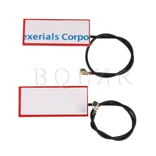 BQLZR 2 шт Красная Внутренняя антенна с высоким коэффициентом усиления IPEX1 32x14 мм длина провода 13 см