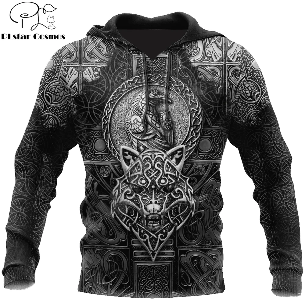 

Drop shipping Valknut Tattoo 3D full Printing Autumn Men Hoodie Unisex Luxury Hooded Sweatshirt Casual Jacket Tracksuits DW730