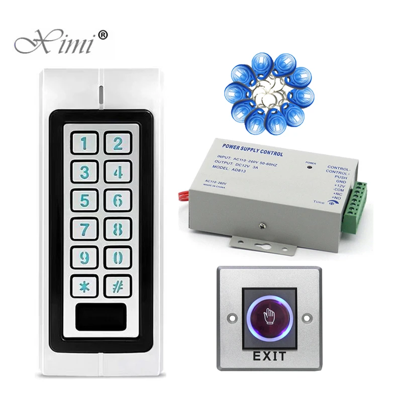 

New ZKteco1000 Users Standalone Door Access Control Single Door 125KHZ RFID Smart Card Proximity Card Access Control System