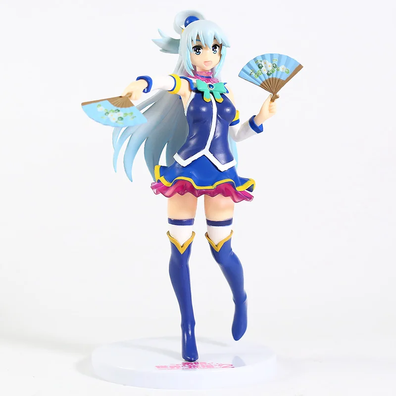 Kono Subarashii Sekai Ni Shukufuku Wo! Aqua 1/7 Масштаб ПВХ фигурки аниме девушка модель