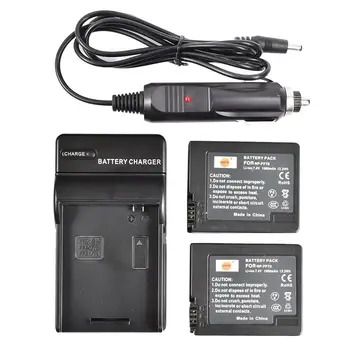 

DSTE 2PCS NP-FF70 Battery with US plug charger and Car Adapter for Sony DCR-IP200K DCR-IP210E DCR-IP220 DCR-IP220E Camera