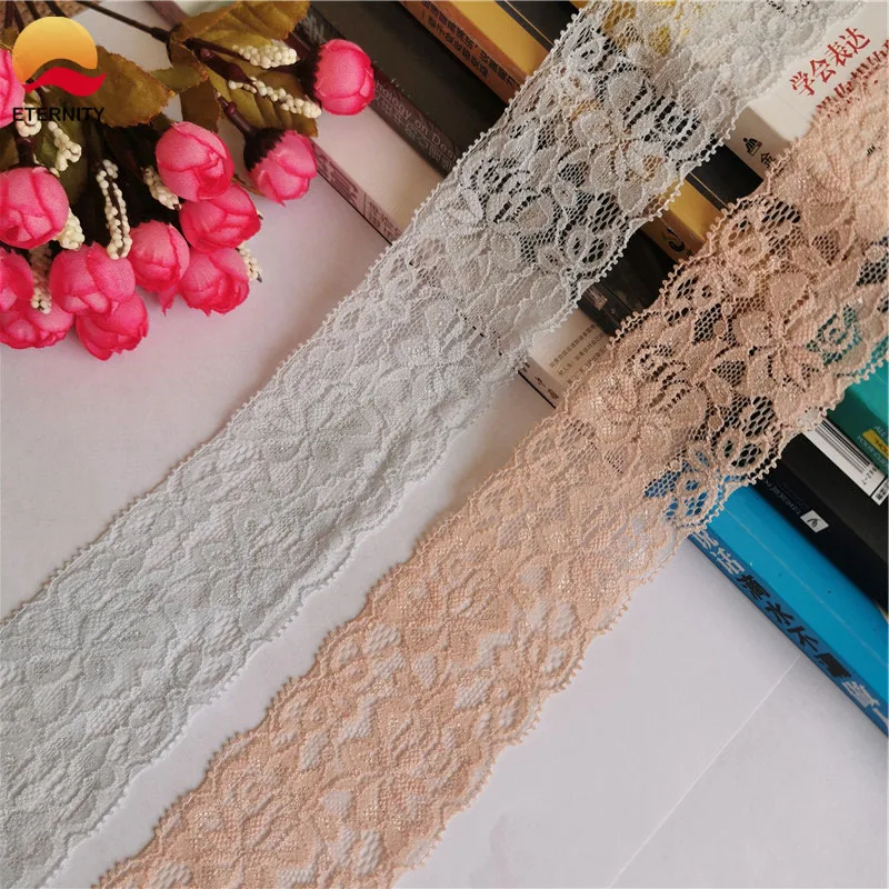 *S1005 high quality stretch lace ribbon 6cm wide pure cotton edging Nigeria African fabric sewing wedding dress | Дом и сад