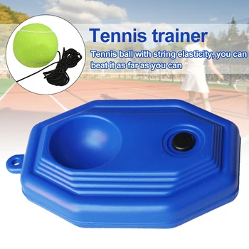 

Beginner Baseboard Training Tool Tennis Trainer Sport Self-study Rebound Exercise Practice Balls Kick Back Portable With String