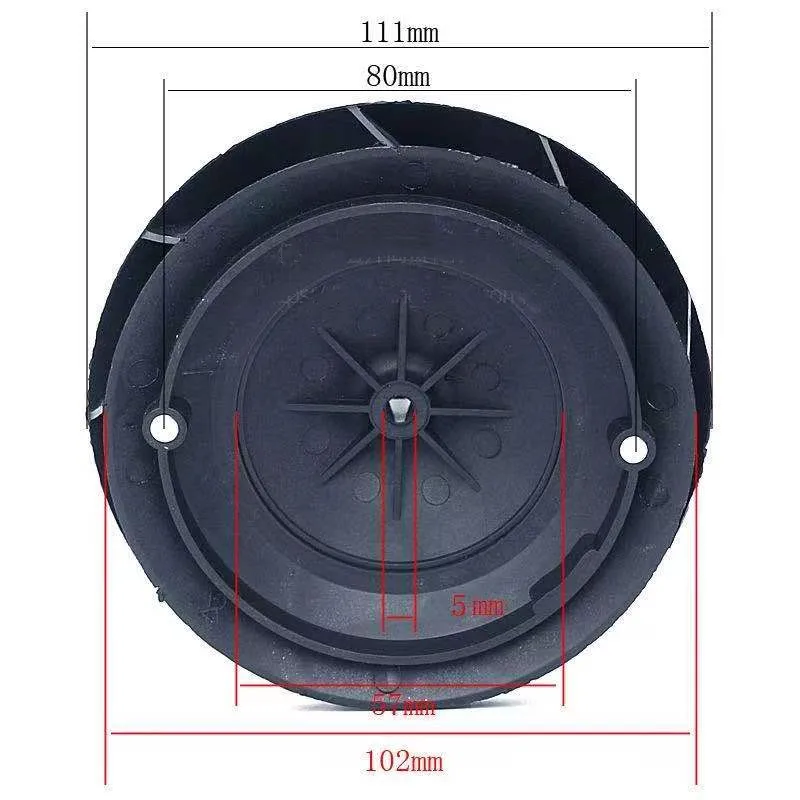 팬 모터 외부 윈드 휠, Eberspacher D2 D4, 중국 브랜드 에어 디젤 주차 히터, 2KW, 5KW