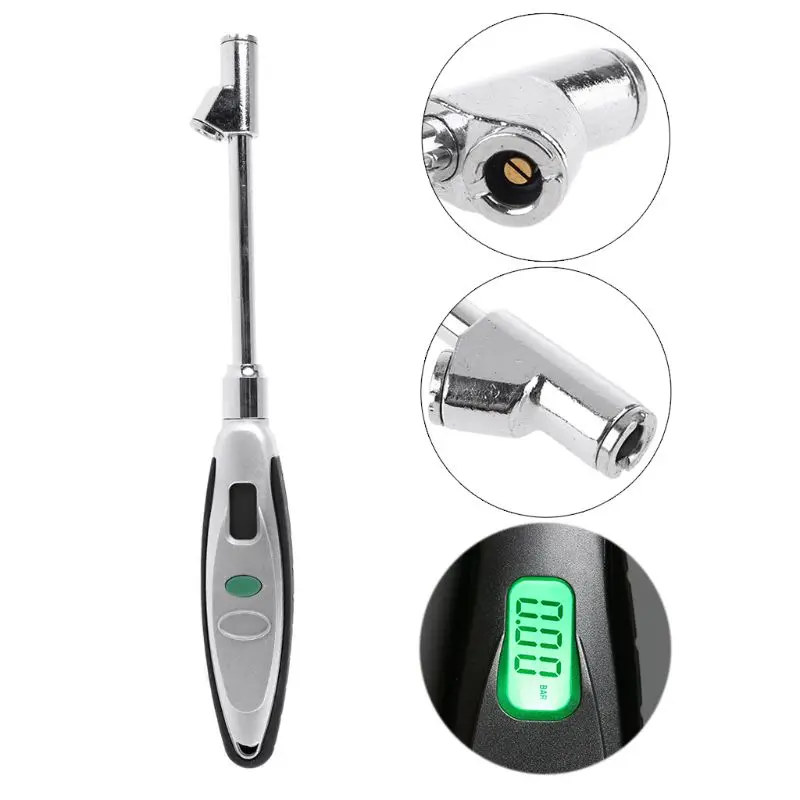 

Digital Car Tyre Tire Pressure Gauge 180 PSI Dual Head Tire Pressure Meter Measurer Digital Tire Pressure Gauge