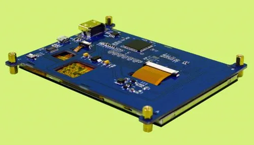 RPi 5,0 дюймов 16,7 M TFT LCD HDMI емкостный сенсорный экран с адаптером для Win7/Win8/Win10 USB CTP интерфейс 800*480