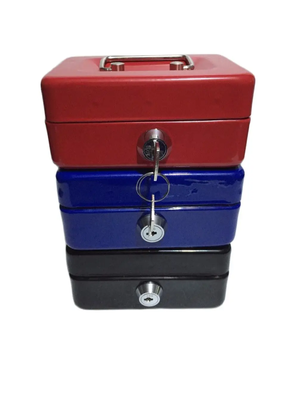 Mini caja de seguridad de acero pequeño, caja de almacenamiento de contenido, hucha de papel, tarjeta, documentos, cajas de seguridad