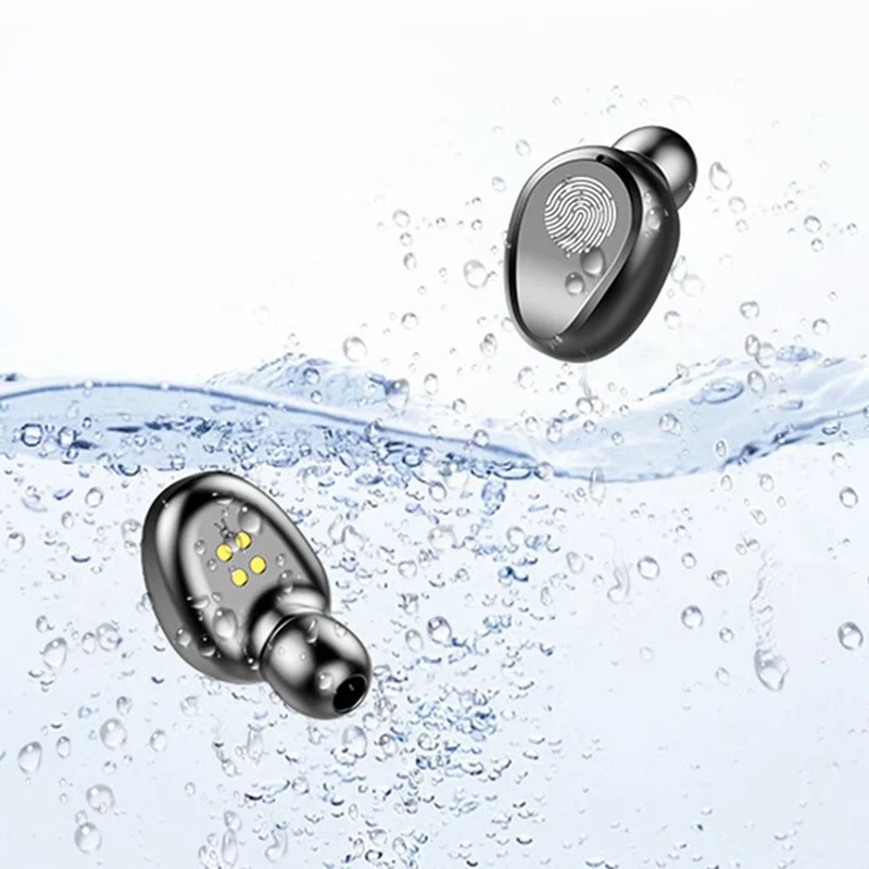 Bluetooth V5.0 Earphone Wireless Earphones Stereo Sport Wireless Headphones Earbuds headset 2000 mAh Power For iPhone Xiaomi