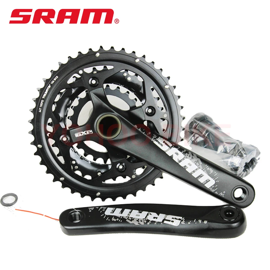 SRAM велосипед коленчатый Набор 30 скоростей цепь кольцо 22T 33T 44T S1000 GXP BB тройной 170 мм