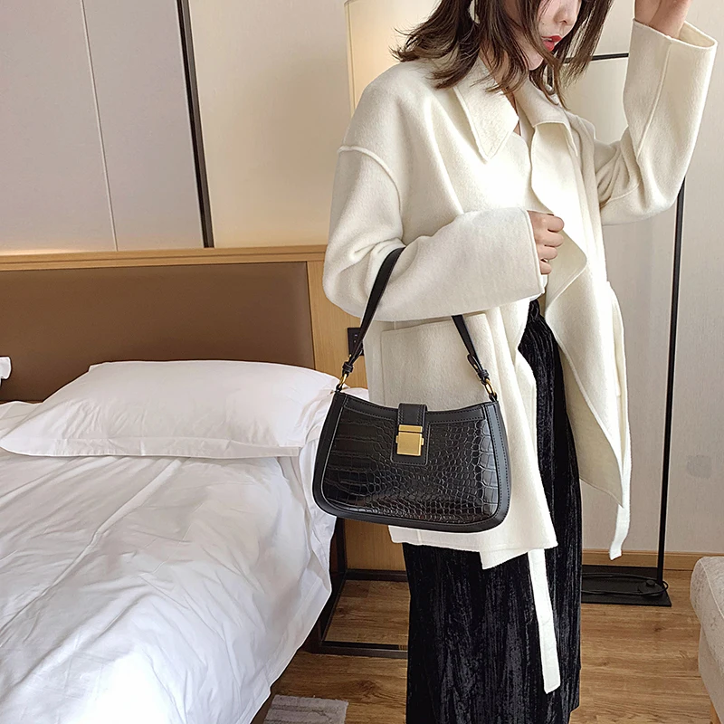 Высококачественные модные сумки из крокодиловой кожи для женщин 2019bolsa feminina женская сумка через плечо для женщин