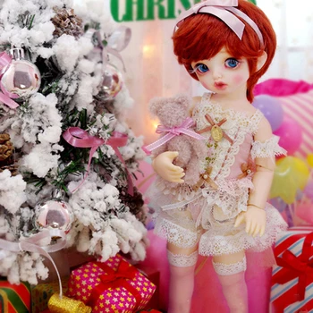 

2020 New 1/6 BJD Doll Full Set Figure Model Toy Male/Princess Body Doll Kit with Makeup - Carol (Light Skin Color)